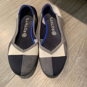 Black and White Plaid Rothy’s